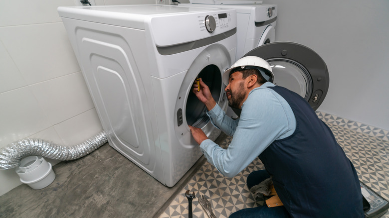 Holden washer- dryer installation
